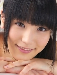 Yuri Hamada in blue bath suit enters to play in bathtub