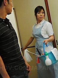 Cock cleaning lady Nana Oshikiri