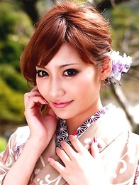 Kirara Asuka is getting rid of her clothes in a hot style