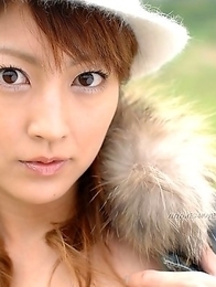 Japanese secretary Kaede Matsushima enjoys outdoor nudism