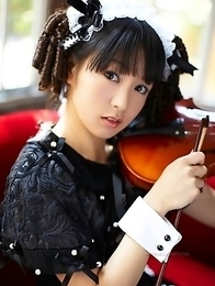 Unmatchable Japanese schoolgirl Nana Nanaumi gets naked