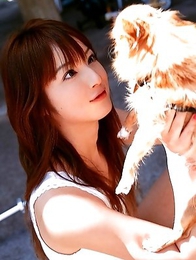 Nozomi Sasaki sexy and cute loves animals and holydays