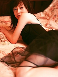 Nozomi Ando in stockings and ballerina dress is amazing