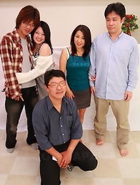 Horny Asian MILF teasing herself