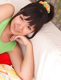 Ayana Tanigaki takes clothes off while playing with balls