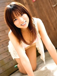 Haruka Itoh likes torturing her boobs with tenderness