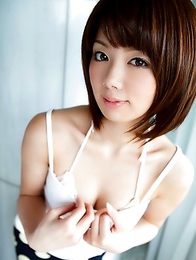 Enjoy watching striptease show from hot Nozomi Mayu