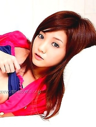 Rei Mizuna enjoys cooking with the naked boobies