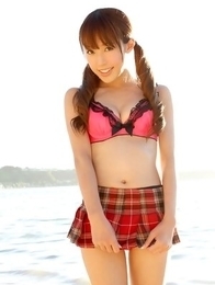 Nozomi Kawasaki with hot bum and jugs loves her in mirror