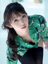 Neo in long dress goes to enjoy reading book in the forest