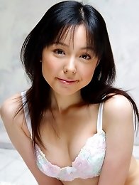 Lovely and sexy Japanese av idol Yui Hasumi shows her naked body as a housewife