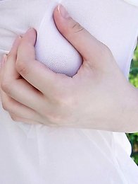 Sexy Japanese nurse Machiko enters the room