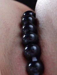 Machiko is proof that bead thongs make Japanese girls get super excited.