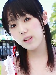 Sexy Japanese nurse Machiko enters the room