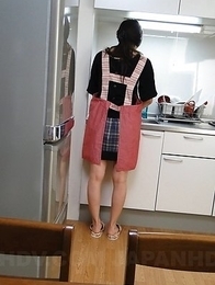 Mizuho Yamashiro sucks cock and has hairy