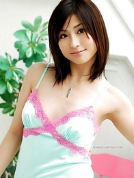 Akari Asahina is the first class Asian model having sweet tits