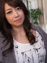 Maki Hojo sucks, strokes and rides boner on top like a horny whore.