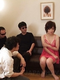 Kaede Oshiro gets cum in mouth and vagina