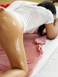 Hot Ichika Aimi with oiled behind is fucked