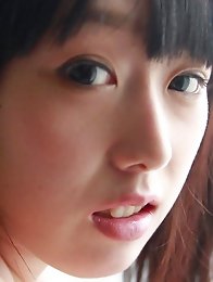 As the Director spreads Machikos cheeks, her tight Japanese slit opens, connected by honey like strings of sticky wetness