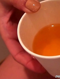 Japanese Piss Fetish Porn - Asian Girls Pissing Uncensored - Filling the Cup