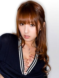 Addictive girl Tsubasa Amami reveals her big natural boobs