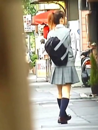 Japanese Piss Fetish Porn - Asian Girls Pissing Uncensored - Pooling On A Rooftop