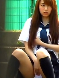 Japanese Piss Fetish Videos - Asian Girls Pissing - Hard Nipples and Wet Panties