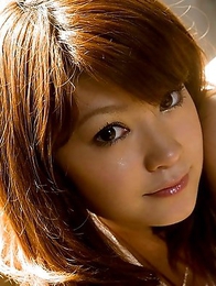 Funny beauty Arisa Kurok strips completely without shame