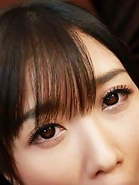 Sexy and slutty Japanese av idol Hibiki Otsuki shows a way to suck and lick