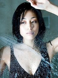 Noriko Aoyama Asian is a true diva in elegant satin dresses