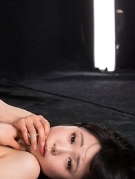 Black boots bombshell Yui Kawagoe getting her thighs fucked hard on camera