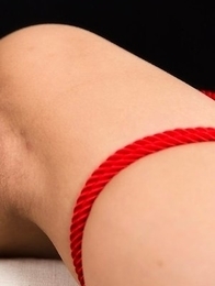 Mio Yoshida showing off her juicy pussy while all tied up and fucked